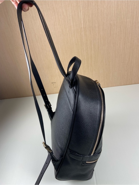 Kate Spade Small Black Pebbled Leather Backpack Gold Hardware EUC main image 4
